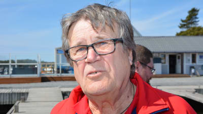 Calle Storm som är ordförande för sjöräddningen i Kimitoön.