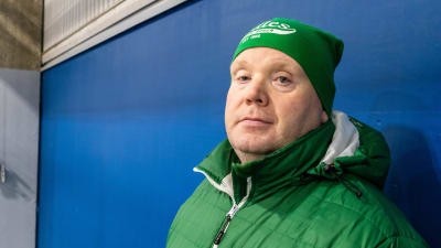 Johan Lönnqvist i Akilles gröna färger.