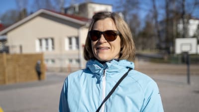 Marica Strömnberg, lärare i Solbrinkens skola i Lojo. 