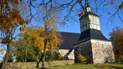 Pargas kyrka i oktober