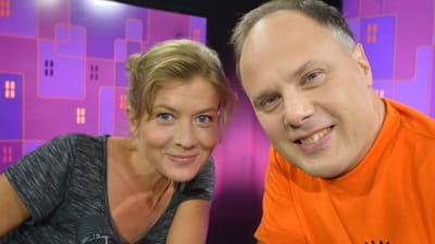 Eftersnackarna i studion.