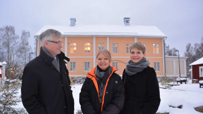 Concordias vd, Jarl Sundqvist, 1:e sekreteraren vid Norges ambassad och Anna Salmensaari från Innovasjon Norge tror på utökade handelsförbindelser mellan Finland och Norge