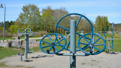 Centralparken i Pargas.