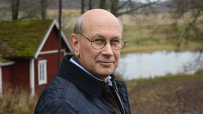 Bengt Nyman vid Svartån.