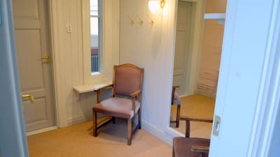 Barn- och brudrummet i Korsnäs kyrka