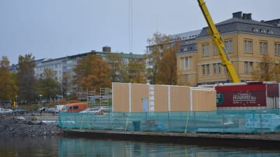 Fiskets hus byggs i Vasa