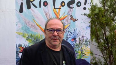 På bilden Hervé Bordier som är festivaldirektör för Rio Loco.