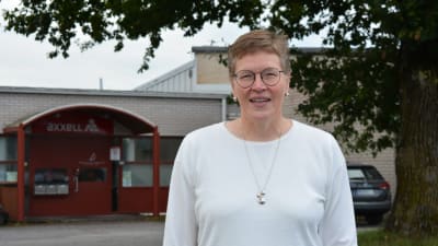 Lena Johansson vid Axxell i Pargas den 29.8.2022.