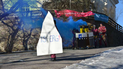 fastlaskiainen i åbo 2019 - isberg och titanic