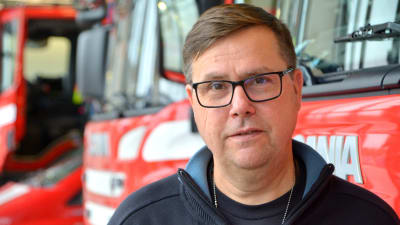 Räddningschef Peter Johansson på Räddningsverket i Östra Nyland.