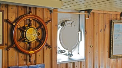 innomhus dekor på fartyget m/s j.l. Runeberg