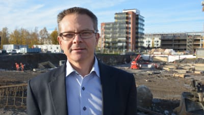 Mikael Snellman, regiondirektör för Lemminkäinen i Vasa.