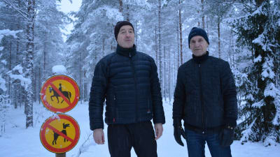 Yngve Sandström och Håkan Holmqvist från IF Brahe
