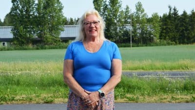 Britt-Marie Juup i Kakskerta i Åbo den 29.6.2022.