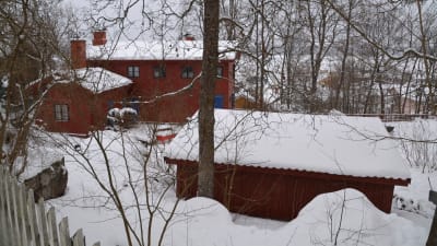 Villa Biaudet i Lovisa vintern 2018.