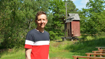 Samuel Karlsson i Pargas den 28.6.2022.