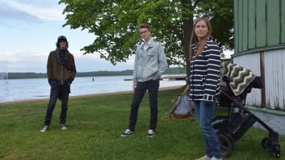 Peik von Essen, Felix Lönnqvist och Jenny Eliasson.