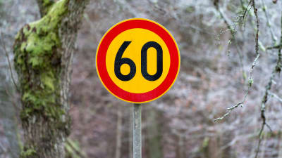 60 km/h trafikmärke