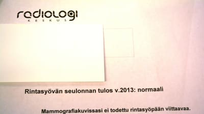Mammografibrev på finska