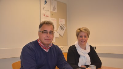 Arne Nummenmaa och Jeanette Pajunen