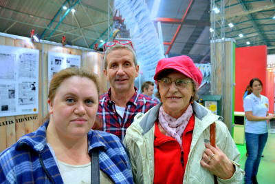 Marianne Häggvik, Martin Timell och Britt-Marie Nilsson