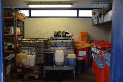 Farligt avfall vid Stormossen i Korsholm.