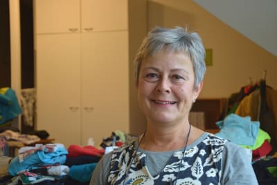 Flyktingshandledare Gudrun Degerth i Pargas.