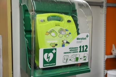 Defibrillator i K-citymarket