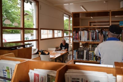 In i Lovisa stadsbibliotek