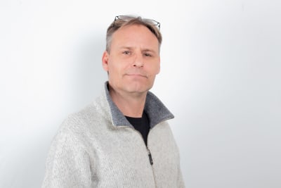 En finländsk man.