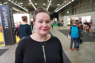 Sanna Tahvanainen på Helsingfors bokmässa 2022