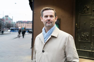man i Helsingfors centrum