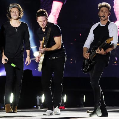 One Direction esiintyi Estadio Nacional -areenalla, Chilessä 30. huhtikuuta 2014.