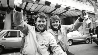 Keith Armstrong och Hugh Smith spelade för OPS under mästerskapssäsongen 1980.