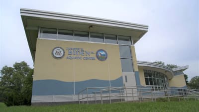 Utomhusbadet i Wilmington, Delaware, som döptes om efter Joe Biden år 2017.