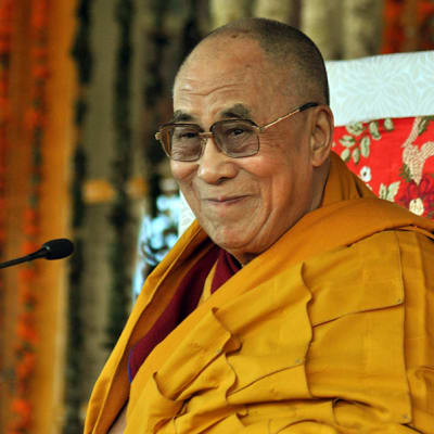 Dalai Lama Intiassa 16. maaliskuuta 2014.