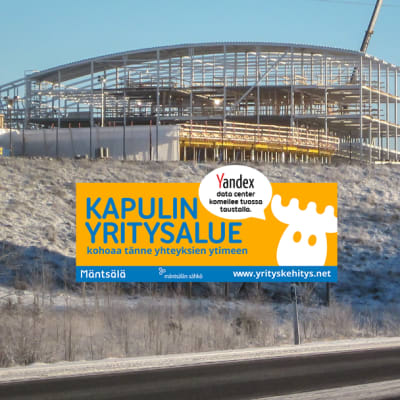 Yandexin palvelinkeskus rakentuu Mäntsälään.