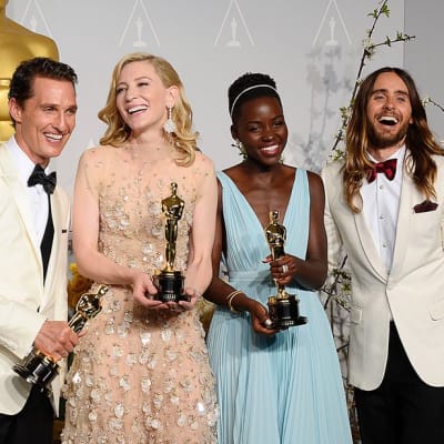 Matthew McConaughey, Cate Blanchett, Lupita Nyong'o ja Jared Leto.