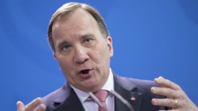 Porträttbild på Sveriges statsminister Stefan Löfven.