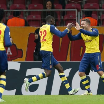 Arsenal juhlii Lukas Podolski