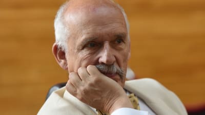 Den högerkonservativa EU-parlamentarikern Janusz Korwin-Mikke.