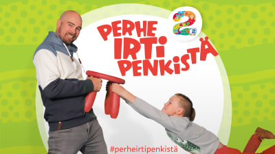 Perhe irti penkistä juontajat Ville ja Aapeli Mononen