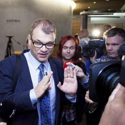Statsminister Juha Sipilä i Helsingfors den 17 juli 2015.