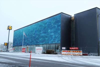 Ny padelhall som byggs i Lillheikkilä i Åbo. 