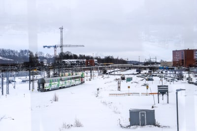Bangården i Åbo. 