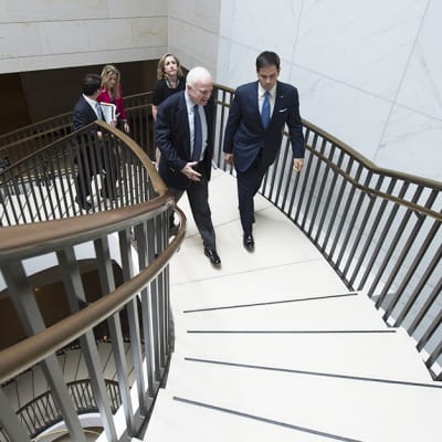 Senaattori John McCain (vas.) Washingtonissa 24. heinäkuuta.