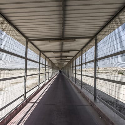 Valokuva Israelin ja Gazan yhdistävästä tunnelista Beit Hanounissa 10. elokuuta.