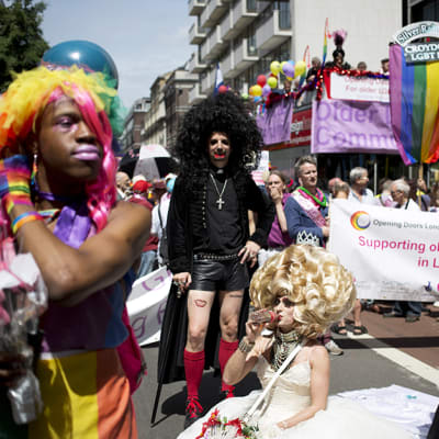Kuva Lontoon Gay Pridesta heinäkuulta 2013.