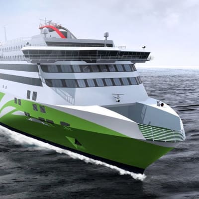 Tallinks nya fartyg Megastar ska se ut så här.