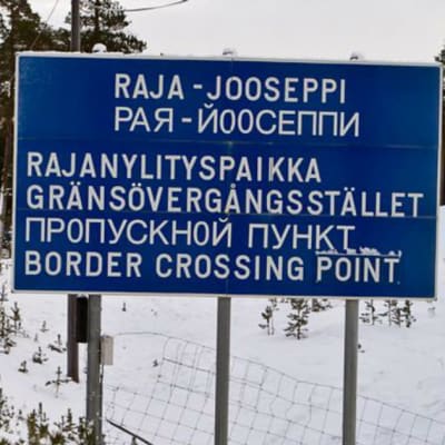 Gränsstationen Raja-Jooseppi i Lappland